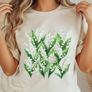 May Birth Flower Shirt, Lily Of The Valley Tee, Mothers Day Gift Shirt,